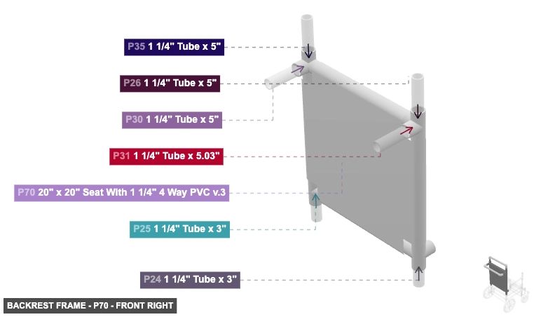 Backrest Frame - Part 20