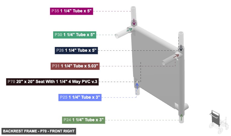 Backrest Frame - Part 20