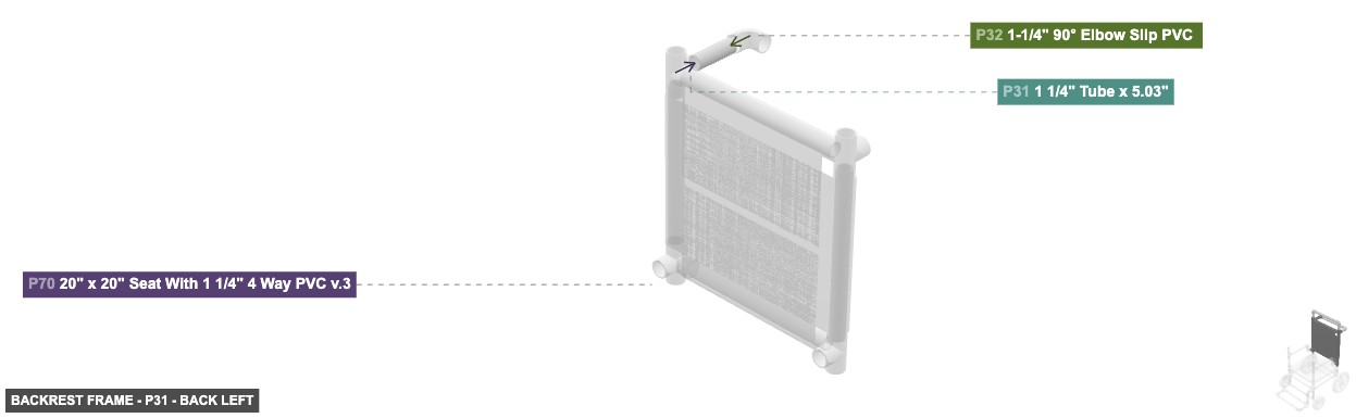 Backrest Frame - Part 1 1/4