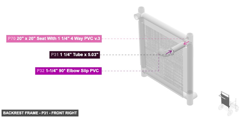 Backrest Frame - Part 1 1/4