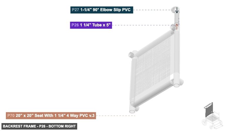 Backrest Frame - Part 1 1/4