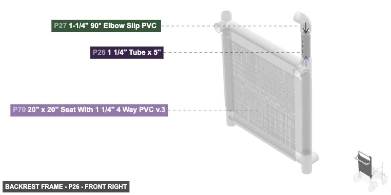Backrest Frame - Part 1 1/4