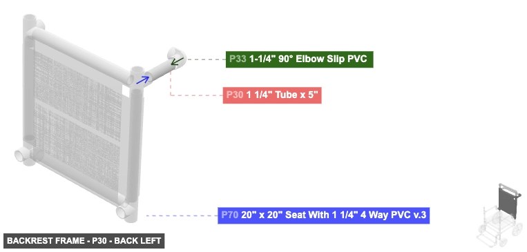 Backrest Frame - Part 1 1/4