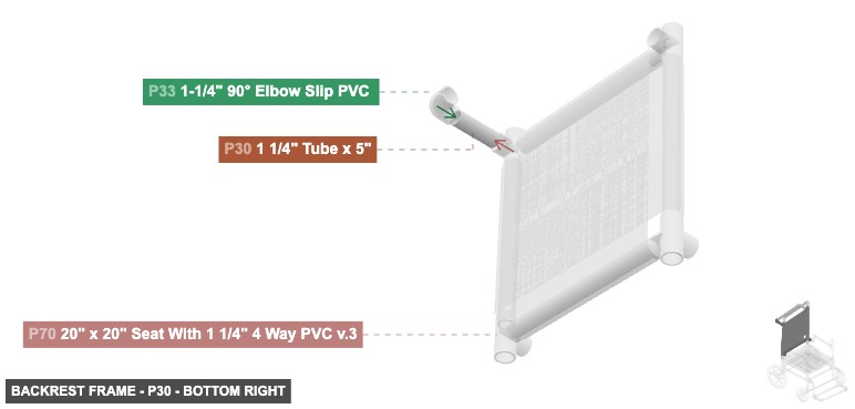 Backrest Frame - Part 1 1/4