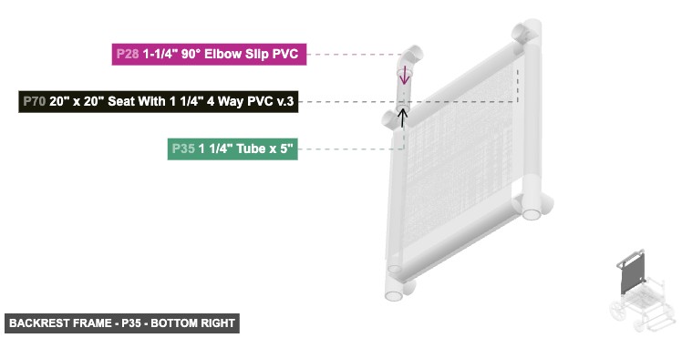 Backrest Frame - Part 1 1/4