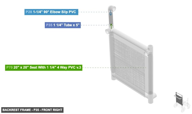 Backrest Frame - Part 1 1/4