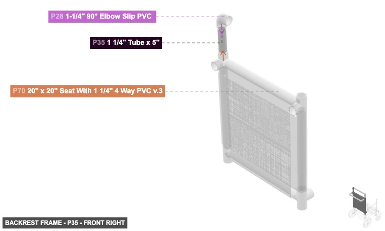 Backrest Frame - Part 1 1/4