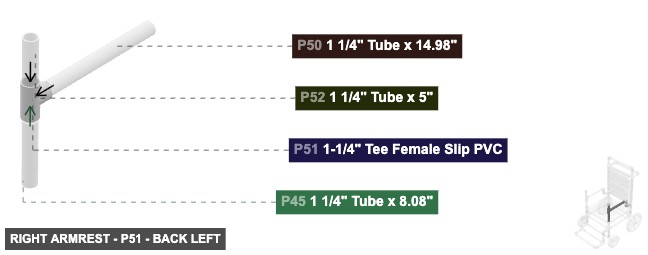 Right Armrest - Part 1-1/4