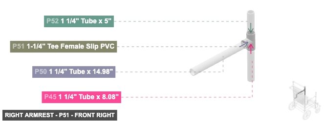 Right Armrest - Part 1-1/4