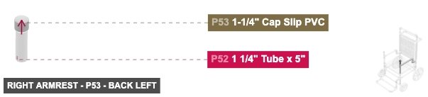 Right Armrest - Part 1-1/4