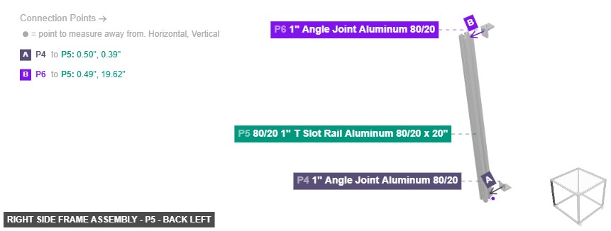 Right Side Frame Assembly - Part 80/20 1