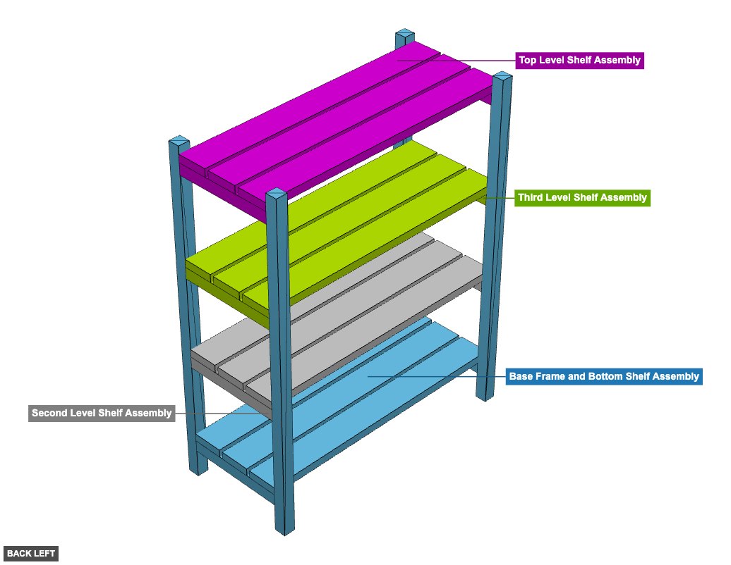 Shoe Rack 2 - Overview back_left