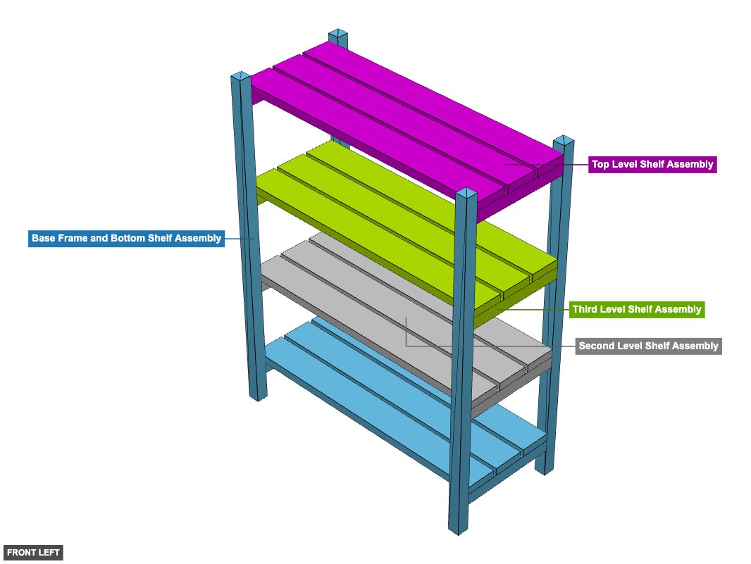 Shoe Rack 2 - Overview front_left