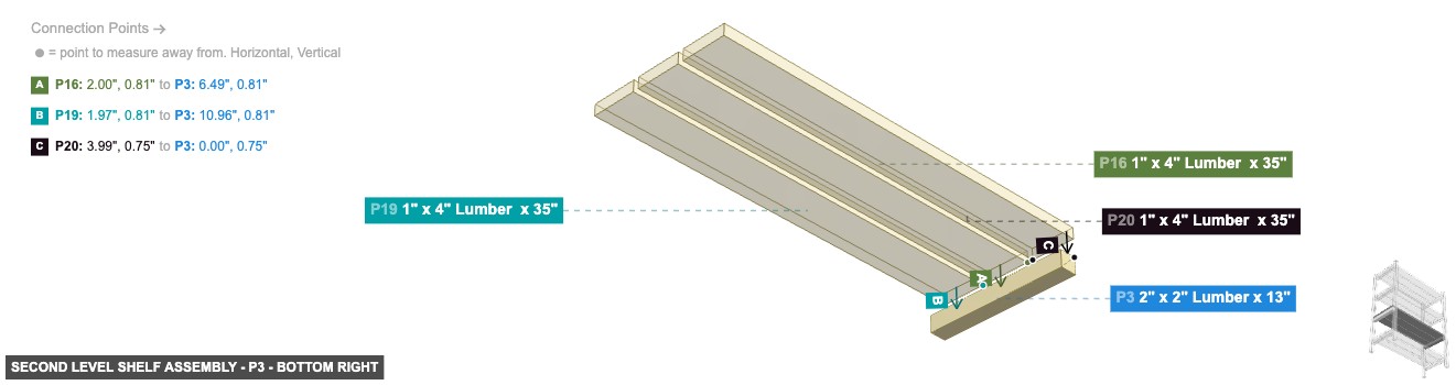 Second Level Shelf Assembly - Part 2