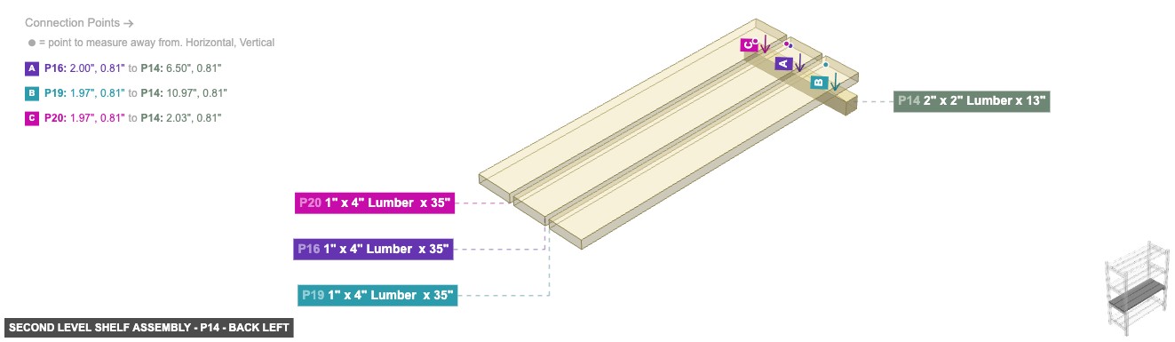 Second Level Shelf Assembly - Part 2
