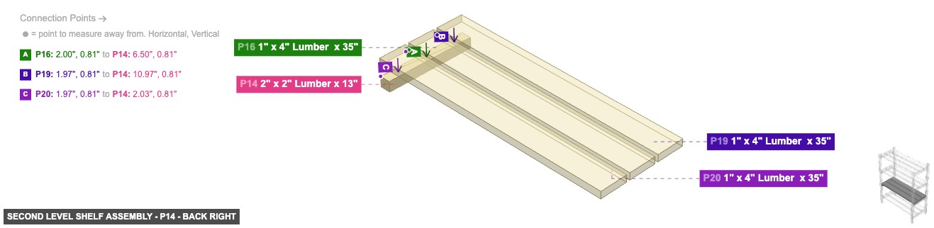 Second Level Shelf Assembly - Part 2