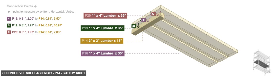 Second Level Shelf Assembly - Part 2