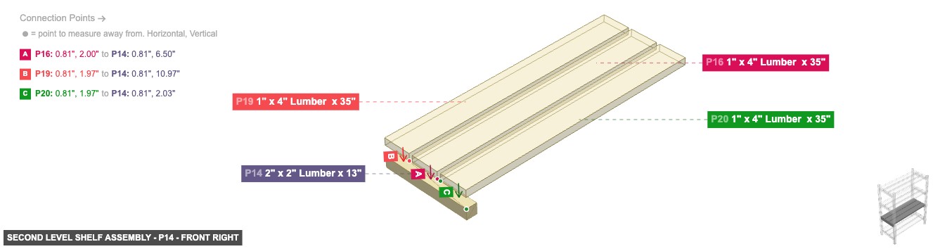 Second Level Shelf Assembly - Part 2