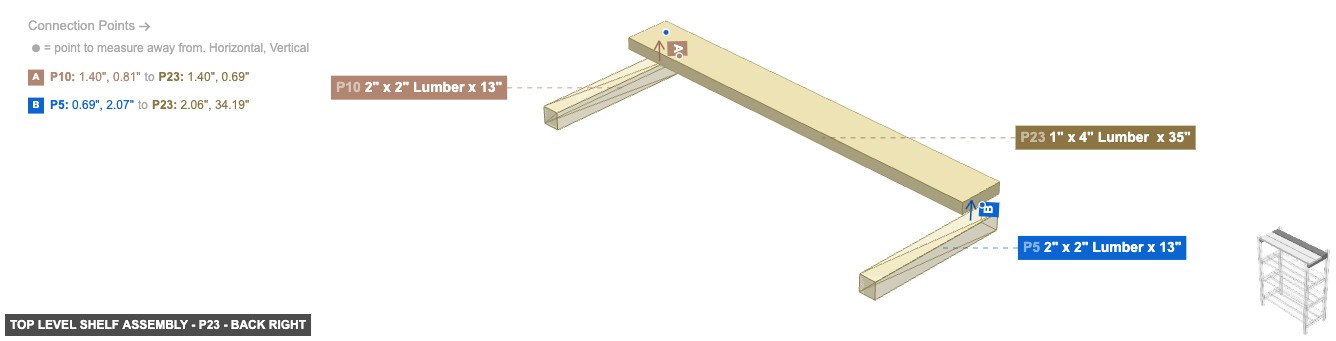 Top Level Shelf Assembly - Part 1