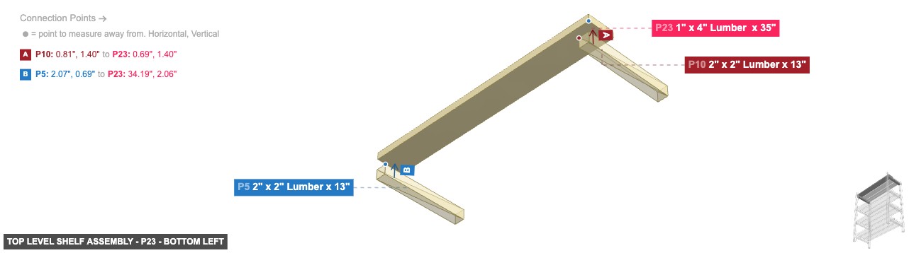 Top Level Shelf Assembly - Part 1