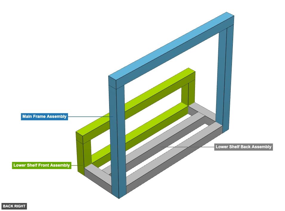 Wall Plant Shelf 2 - Overview back_right
