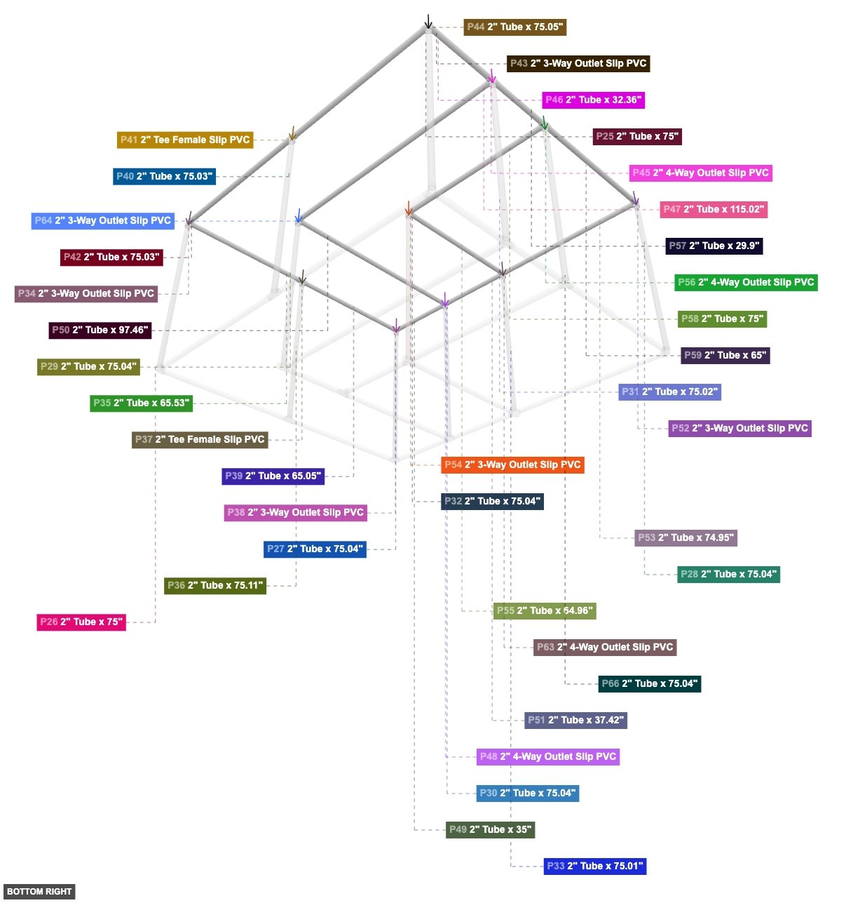 Assembly of Upper Frame / Roof - bottom_right