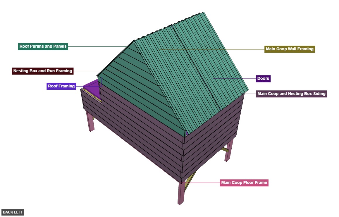 Chicken Coop 2 - Overview back_left