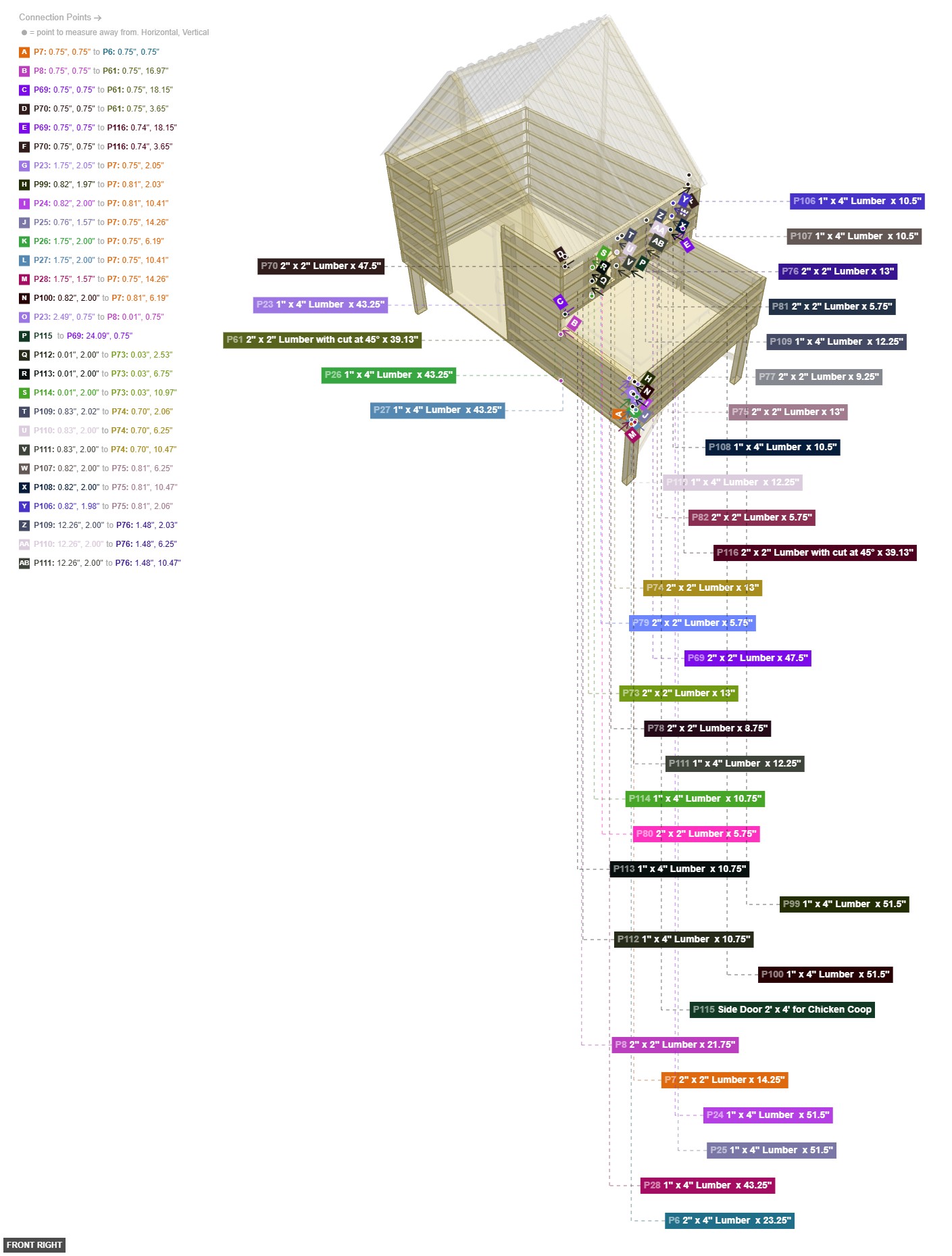 Assembly of Nesting Box and Run Framing - front_right