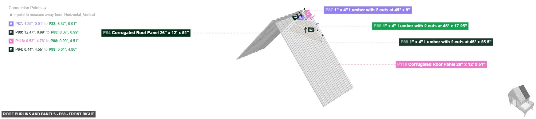 Roof Purlins and Panels - Part 1