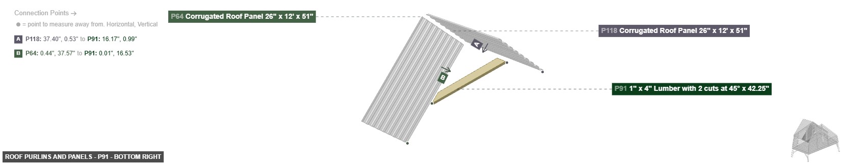 Roof Purlins and Panels - Part 1