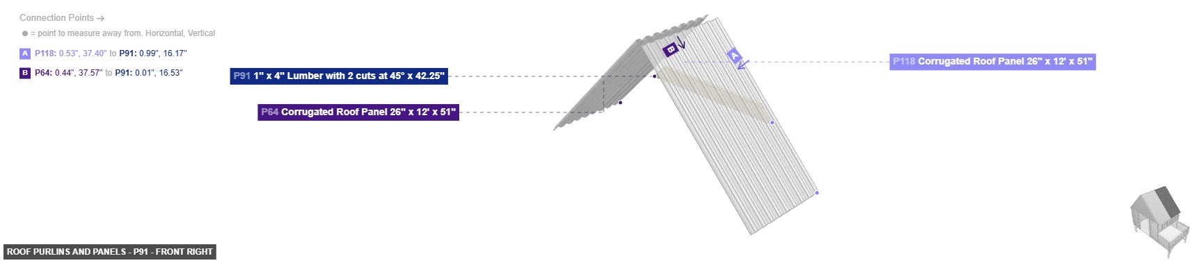 Roof Purlins and Panels - Part 1