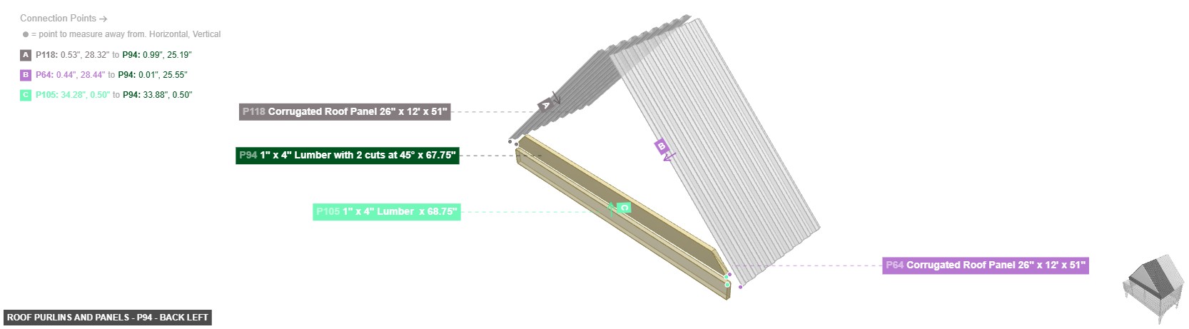 Roof Purlins and Panels - Part 1