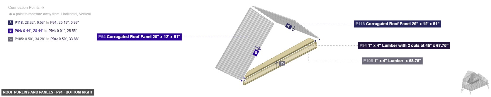 Roof Purlins and Panels - Part 1