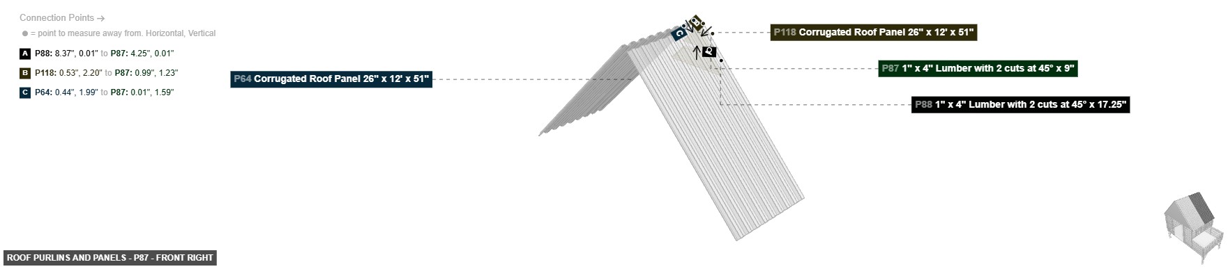 Roof Purlins and Panels - Part 1