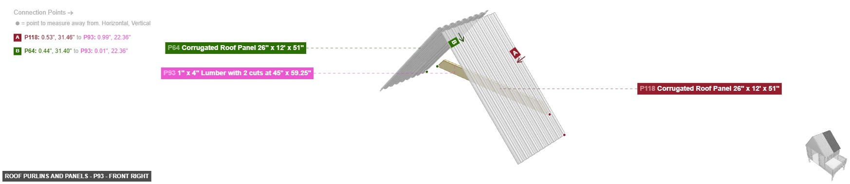 Roof Purlins and Panels - Part 1
