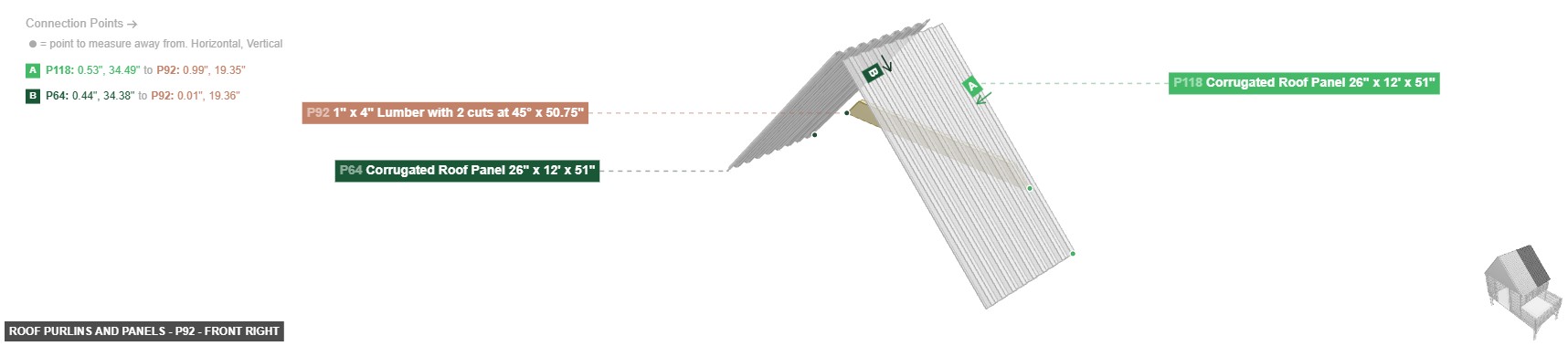 Roof Purlins and Panels - Part 1