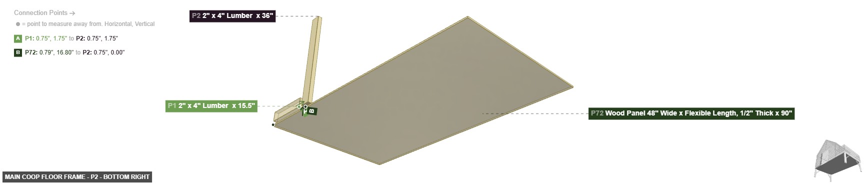 Main Coop Floor Frame - Part 2