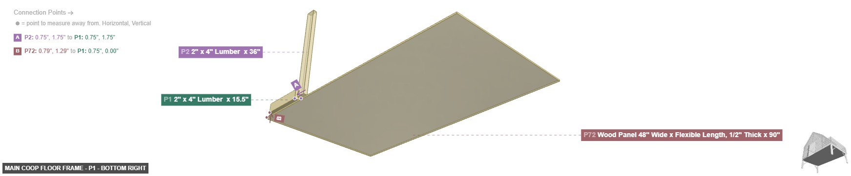 Main Coop Floor Frame - Part 2