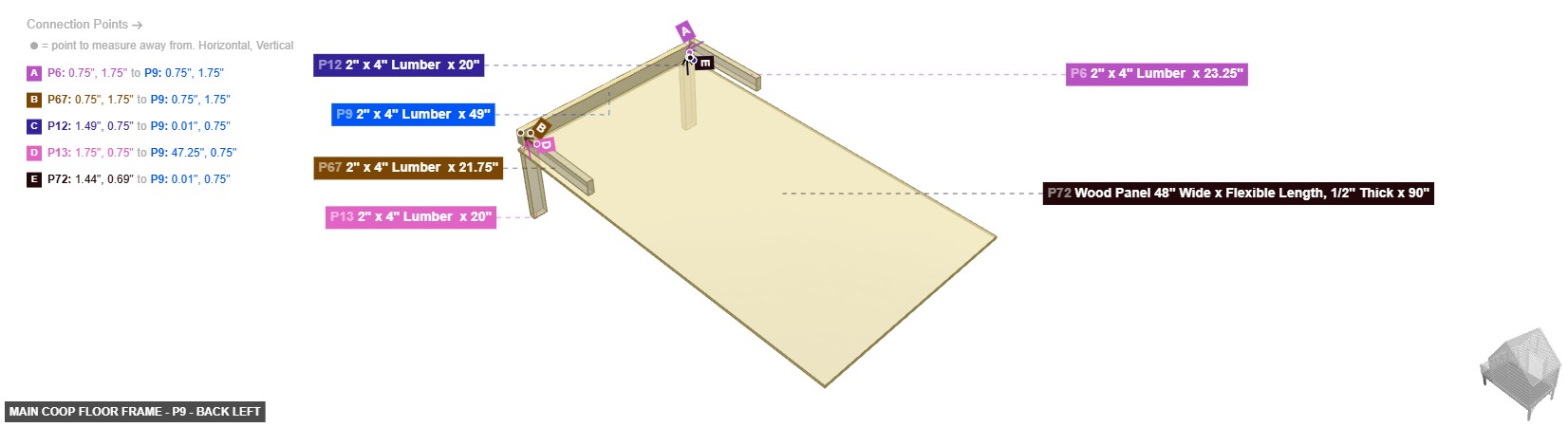 Main Coop Floor Frame - Part 2