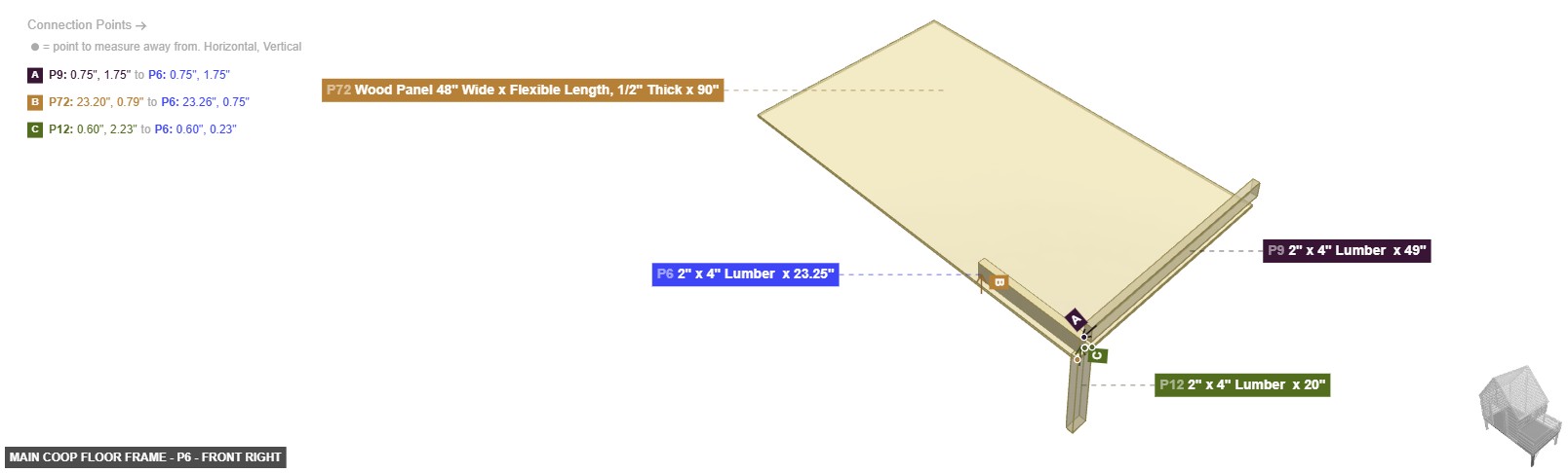 Main Coop Floor Frame - Part 2