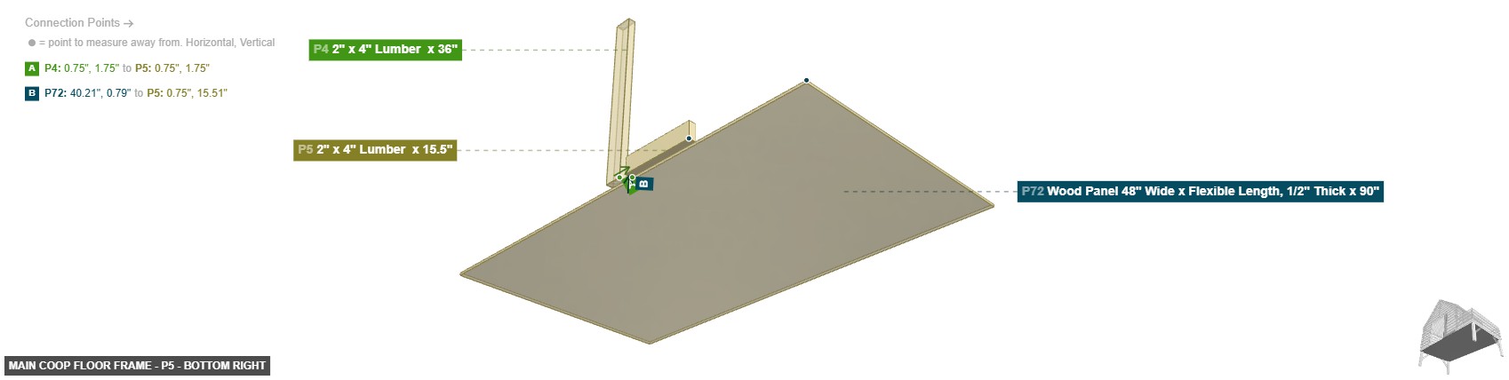 Main Coop Floor Frame - Part 2