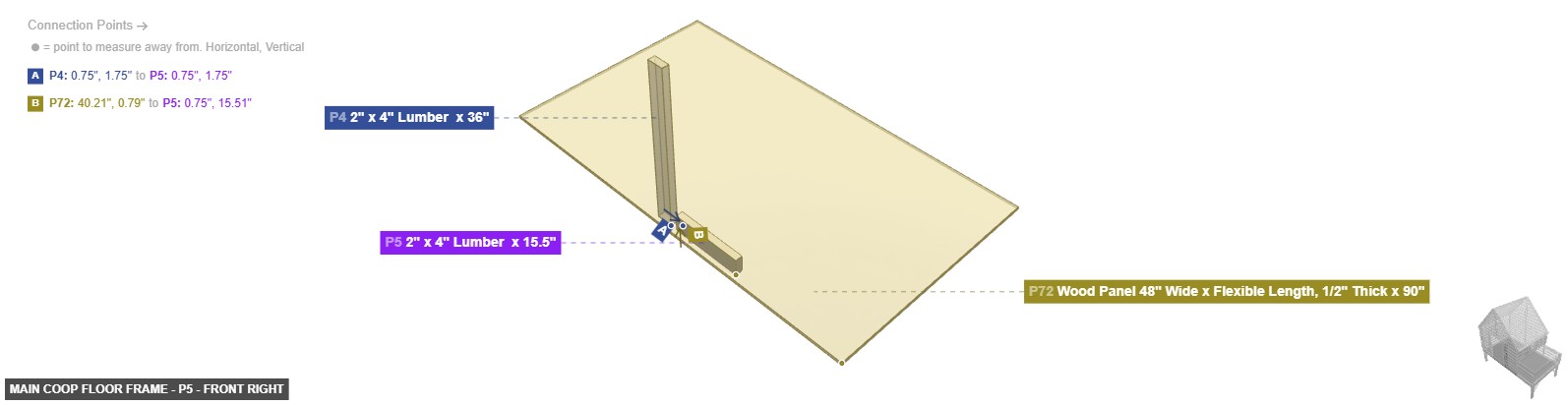 Main Coop Floor Frame - Part 2