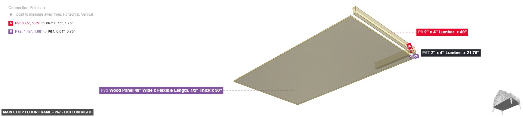 Main Coop Floor Frame - Part 2