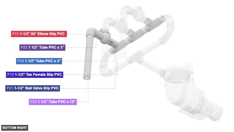 Assembly of Left Outlet Valve Assembly - bottom_right