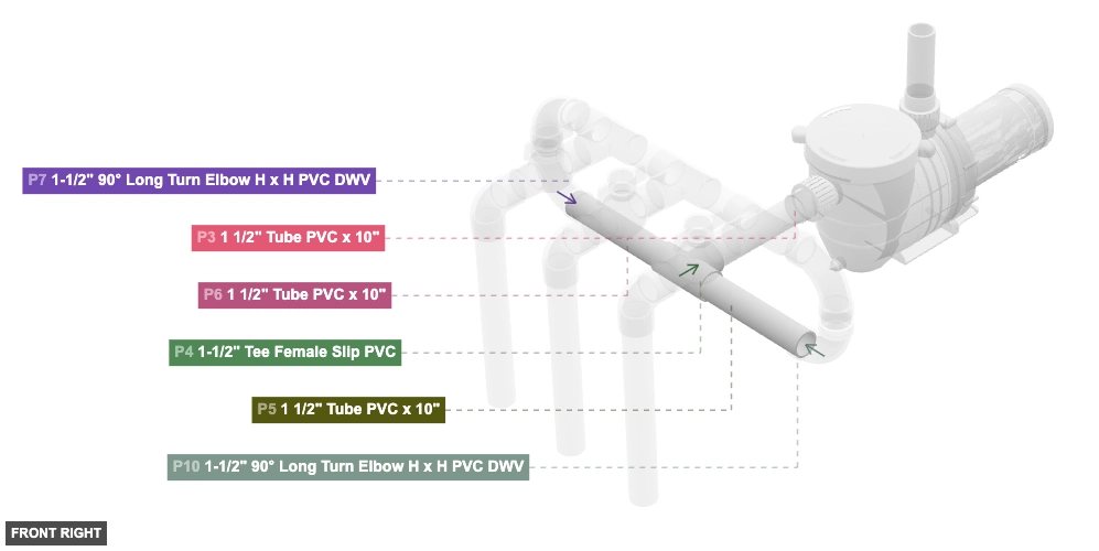 Assembly of Main Splitter and Initial Branches - front_right
