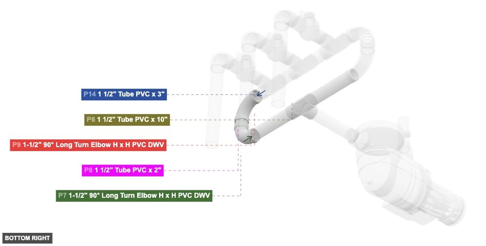 Assembly of Left Branch U-Turn Assembly - bottom_right
