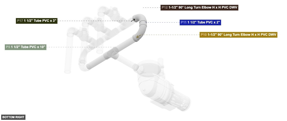 Assembly of Right Branch U-Turn Assembly - bottom_right
