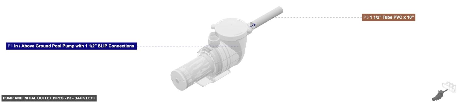 Pump and Initial Outlet Pipes - Part 1 1/2