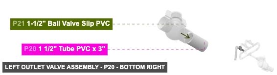 Left Outlet Valve Assembly - Part 1 1/2