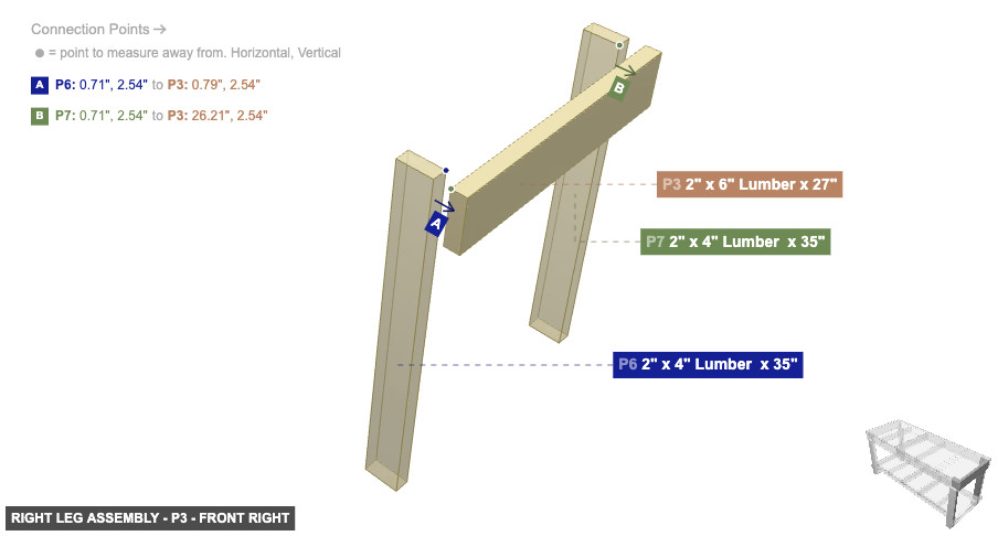 Right Leg Assembly - Part 2
